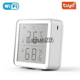 Smart Home Control Tuya WiFi 24G Thermometer LCD Display Sensor Smart Home Indoor Outdoor Temperature Humidity Hygrometer Digital APP Control x0721 x0807