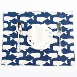 Table Napkin Japan Style Fashion Fabric Napkins Placemat For Dining Mat Children Heat Insulation Cotton Linen Placemats