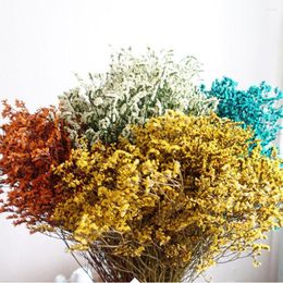 Decorative Flowers 100g Crystal Grass Natural Real Dried Flower Bouquet Boho Home For Wedding Decoration Present Diy Artificial Valentine's