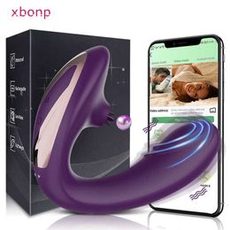 Massager Powerful App Remote Control Vibrator Female with Tongue Licking Wear g Spot Clitoris Stimulator Adult Goods for Women