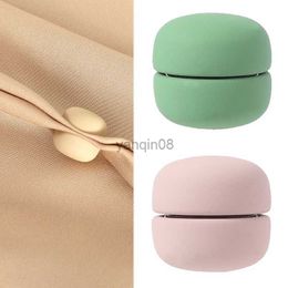 Pins Brooches Safe Macaron color Hijab Brooch Strong Metal Plating Magnetic Hijab Clip Luxury No Hole Pins Brooches Magnet For Muslim Scarf HKD230807