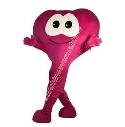 Red Love Mascot Costume Top Cartoon Anime theme character Carnival Unisex Adults Size Christmas Birthday Party Outdoor Outfit Suit