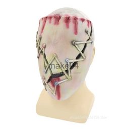 Party Masks Game Butcher Blood Latex Cosplay Mask Scary Killer Trapper Helmet Women Men Halloween Christmas Carnival Birthday Party Props J230807