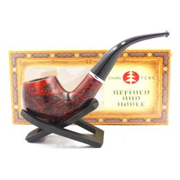 Unique Wood Hand Pipes with Tobacco Bowl Wooden Cigarette Holder Smoking Accessories Water Pipe Accessory Wholesale