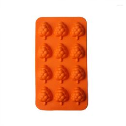 Baking Moulds 12 Grids Litchi Silicone Fondant Moulds Candy Chocolate Resin Gum Paste Cake Decorating Topper Mould