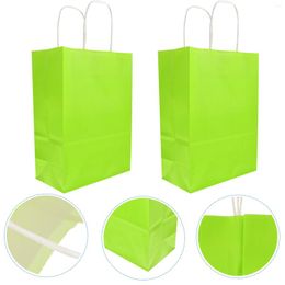 Gift Wrap 24 Pcs Cookies Container Paper Bags Handles Gifts Pouch Colourful Festival Small Goodie