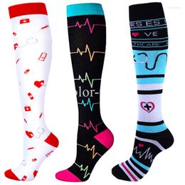 Sports Socks Compression Running Men Women For Varicose Veins Pregnancy Edema Diabetes