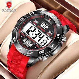 Wristwatches Luxury Men Watch Dlectronic Digital Watches Mens Business Wristwatch Sports Alarm Clock For Relogio Masculino