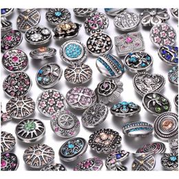 Charm Bracelets Snap Button 12Mm Jewelry Mix Buttons Fit Bracelet Bangles Necklaces Wholesale Bk Drop Delivery Dhw8D