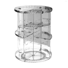 Storage Boxes 360 Degree Rotating Organizer Shelf Decorative For Vanity Countertop