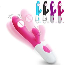 Rabbit Vibrator Women g Spot Dildo Dual Vibration Silicone Waterproof Female Vagina Clitoris Massager for