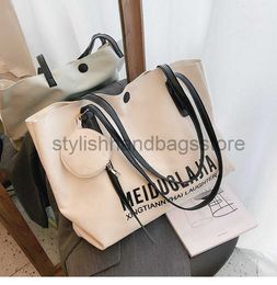 Totes Handbag Large Capacity One Shoulder Bag 2023 New Trendy Summer Big Bag Temperament Simple Korean Fashion Women's Bagstylishhandbagsstore