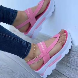 Shoes 94 Wedges Sandals For Women Platform Heels Sandalias Mujer Summer Flip Flops 230807 712