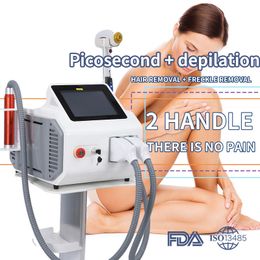 Diode laser hair removal machine 755nm 808nm 1064nm pico laser tattoo removal machine