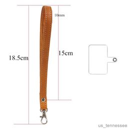 Cell Straps Charms Leather Wrist Band Lanyard For CellPhone Case Wallet Bag Strap Universal Handbag Clip Snap Sling Tether Cord R230807