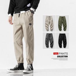 Men's Pants Spring Autumn Cargo Men Elastic Waist Cotton Male Casual Jogger Hip Hop Plus Size 7xl 8xl Jogging Clothing