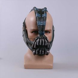 Party Masks Bane mask Bat Dark Knight Men's Horror Funny Latex Mask Halloween Costume Ball Bane Helmet J230807