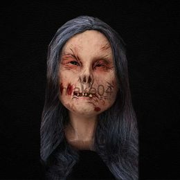 Party Masks Witch Mask Horror Grimace Mask Old Lady Old Granny Old Man Iatex Headgear Devil Old Lady Mask Supply J230807