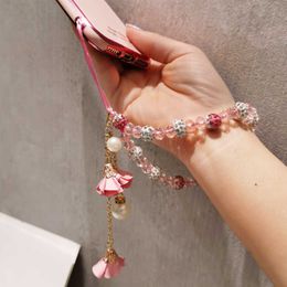 Cell Straps Charms Mobile Straps Mobile ornaments Mobile accessories Anti-lost lanyard Flowers Pendant