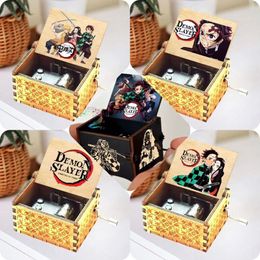 Demon Slayer Merch Music Box Gifts for Anime Fans Hank Crank Musical Box Gifts for Sister/Daughter/Kids/Nephew/Niece.
