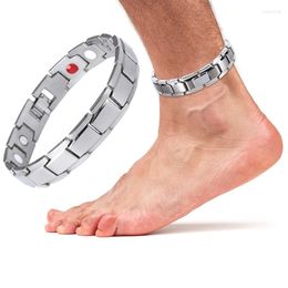 Anklets Classic Healthy Magnetic Magnet Arthritis Pain Relief Energy Jewelry Anklet Bracelet For Men Fitness Weight Loss HealthCare