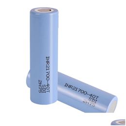 Batteries Original M40 21700 Rechargeable Battery Lithium 4000Mah 15A High Discharge Current 3.6V Recycle Charge 800 Times Drop Deli Dhkhs