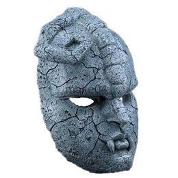 Party Masks Jojo Bizarre Adventure Mask Stone Ghost Full Face Gargoyle Cosplay Masks Halloween Masquerade Party Prop Collection Gift J230807