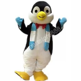 New Cartoon Penguin Mascot Costumes Halloween Christmas Event Role-playing Costumes Role Play Dress Fur Set Costume