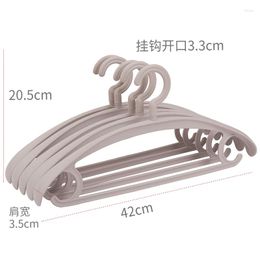 Hangers Sainwin 10pcs/lot Household Non-Skid Traceless Hangers/Multifunctional Thickened Clothes Hangers/Plastic