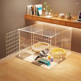 Cat Carriers Living Room Cages Large Capacity Home Indoor Balcony House Small Apartment Transparent Pet Fence Villa Cage