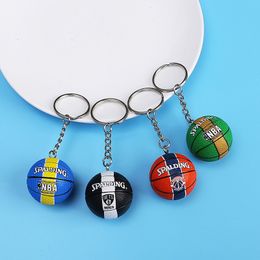 Plush Dolls 38cm Creative Practical Small Basketball Keychain Baseball Football Volleyball Shape Key Accessories Birthday Gift Jewellery 230807