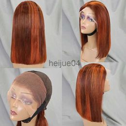 Human Hair Capless Wigs Short Straight Bob Wig 13x4 Lace Front Human Hair Wigs for Women Pre Plucked Brazilian Human Hair Lace Frontal Wig 200 Density x0802