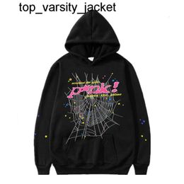 New 23ss Men's Hoodies Sweatshirts Pink Mens Sp5der 555 Spider Designer Puff Print Thug Pullover Nevermind the Heres Slime Polyester mens womens hoodie