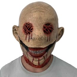 Party Masks Scary Killer Mask Creepy Smiley Devil Full Head Latex Mask Horror Demon Halloween Horror Monster Cosplay Masks J230807