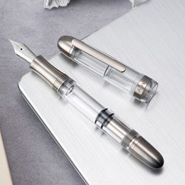 Fountain Pens Asvine P36 Piston Filling Fountain Pen Bock Asvine EFFM Nib Acrylic Smooth Writing Office Gift Pen 230804