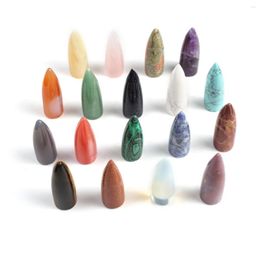 Pendant Necklaces 5 Pcs Natural Stone Pendants Shape Random Healing Crystal Agate For Jewellery Making Necklace