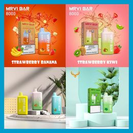 Mrvi Bar 8000 Disposable Vape Pen E Cigarette Device With 650mAh Battery 15ml Pod Prefilled Catridge rechargeable 2023 vs BC5000 Series