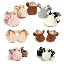 Athletic Shoes Baby Infant Kid Girl Boy Cute Ears Soft Sole Crib Born Winter Keep Warm Walkers Sneakers Footwear