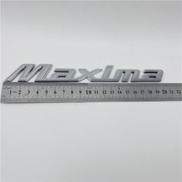 Car Exterior Stickers For Nissan Maxima Emblem Rear Trunk Tail Logo Badge Symbol Letters Auto Decal2814