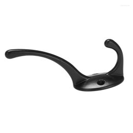 Hooks 36 Pack Black Coat Wall Mounted With Retro Double Utility For Scarf Bag Towel Key Cap