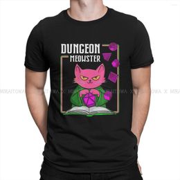 Men's T Shirts DnD Game Original TShirts Dungeon Meowster Personalise Homme Shirt Trend Tops 6XL