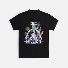 Designer Kith X Ksubi Letter Tee Washed Cotton Crop Streetwear Quality T-shirt T Shirts Graphic for Men Vintage Mens Clothing Oversize A136