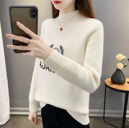 Designer Sweater jumper Embroidery women sweaters Print Knitted classic Autumn winter keep warm jumpers pullover clothes