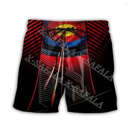 Men's Shorts Archery Team Player Gift Customized Swimming Summer Beach Holiday Pants Sports Half Pants-2