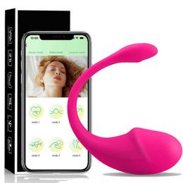 Massager Sexy Bluetooth g Spot Dildo Vibrator for Women Wireless App Remote Control Wear Vibrating Egg Panties Adults