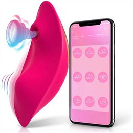 Massager App Remote Control Wearable Vibrator Clitoral Butterfly Couple with 9 Vibration Modes