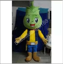 Lovely Bamboo Mascot Costume Cartoon Character Outfit Suit Halloween Party Outdoor Carnival Festival Fancy Dress for Men Women