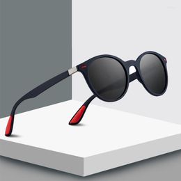 Sunglasses Men Women Classic Retro Rivet Polarised Lighter Design Oval Frame UV400 Protection De Sol
