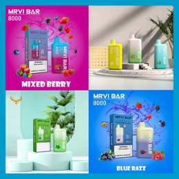 Mrvi Bar 8000 Disposable Vape Pen E Cigarette Device With 650mAh Battery 15ml Pod Prefilled Catridge rechargeable 2023 BC5000 Hottest Original