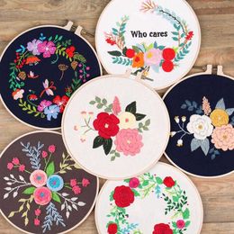 Chinese Products Set Embroidery Starter With Pattern and Instructions Stamped Embroidery for Beginners Cross Stitch Sewing Craft
